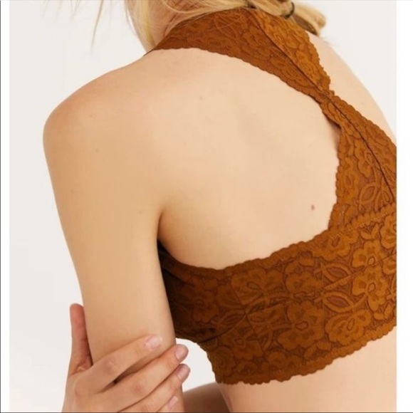Free People Galloon Lace Racerback Bralette NWT XS - Picture 2 of 6